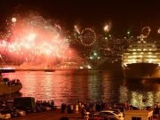 New Year’s Eve Fireworks from the Sea