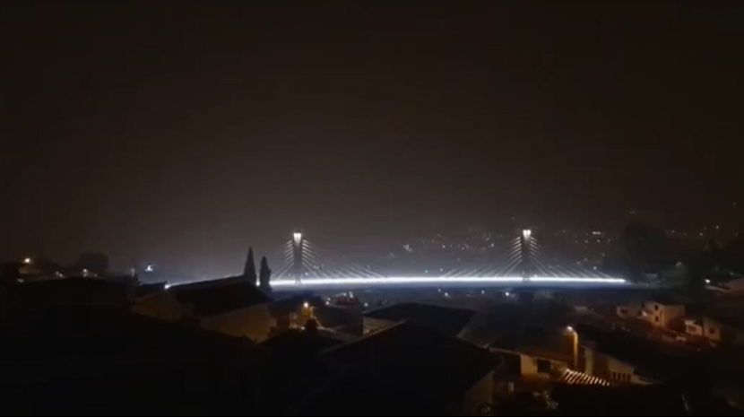 See the moment that the lighting left Madeira in the dark
