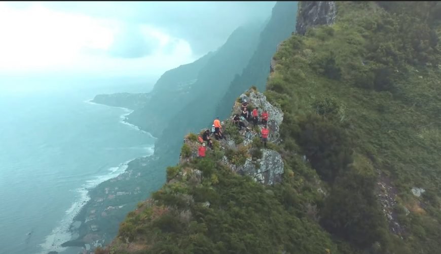 Video shows spectacular scenery of São Vicente on an unknown trail