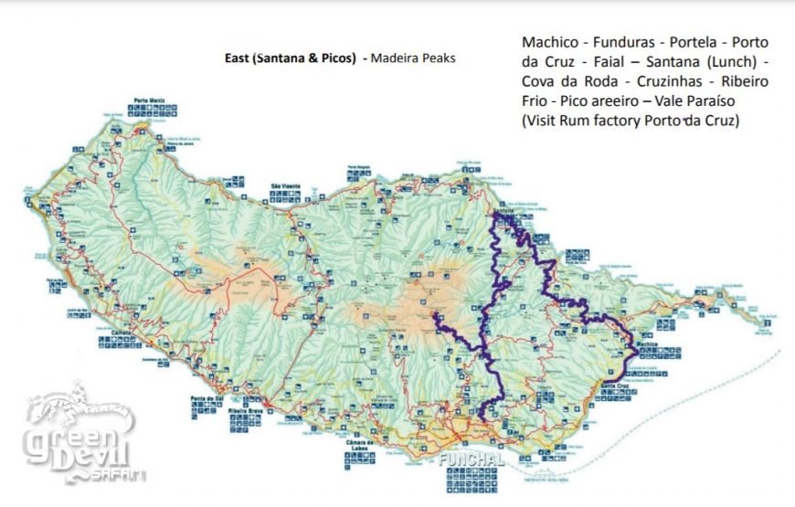 East – Madeira Peaks & Santana (Private Tour Full day)