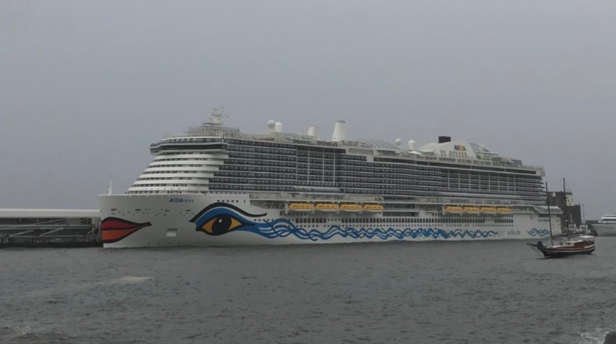 Cruise ship AIDAnova failed to dock in Madeira and heads to Tenerife