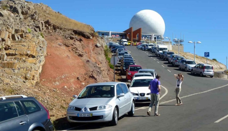 Parking at Pico do Areeiro will be paid