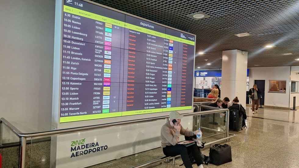 CHAOS IN MADEIRA: 185 Flights Cancelled, “Endless Queues” & Red Alerts as Storm Emilia Hits!