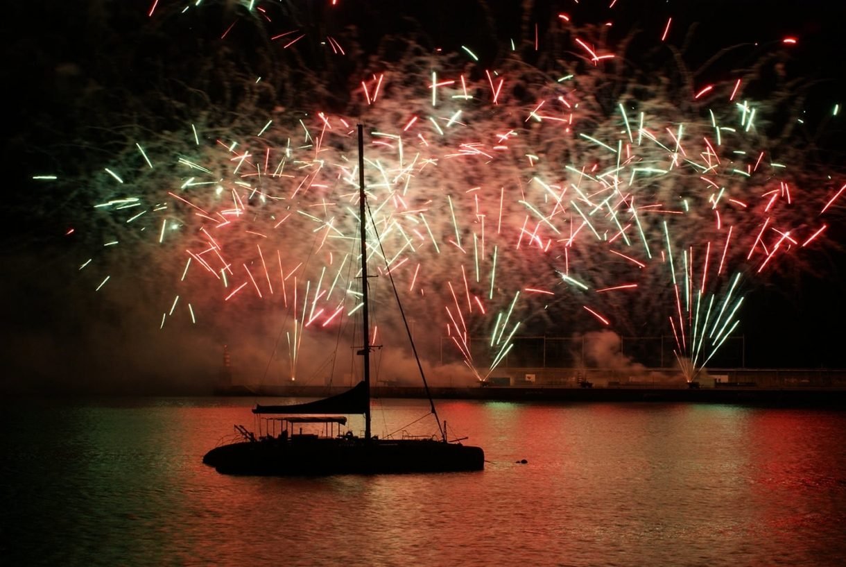 Atlantic Festival Magic: Exclusive Fireworks Catamaran Cruise